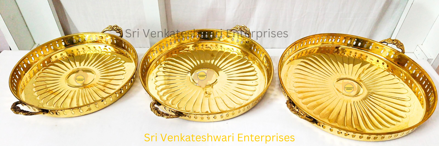 Brass Plate With Handle