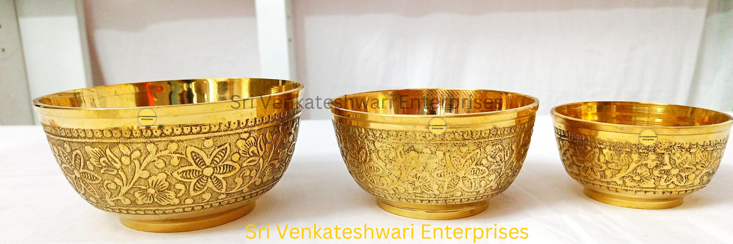 Bronze Antique Prasadham Bowl