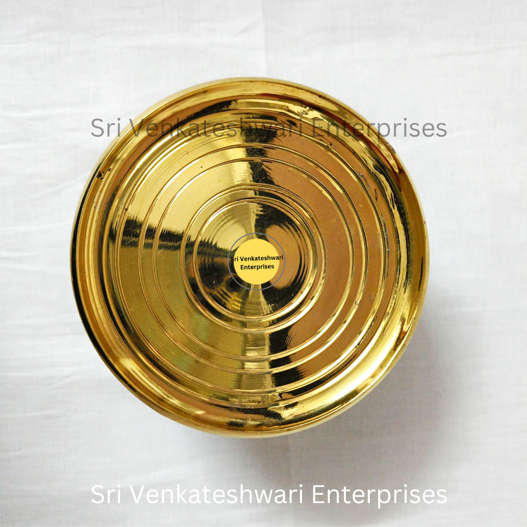 Brass Kamakshi Stand For Vilakku And SIlai
