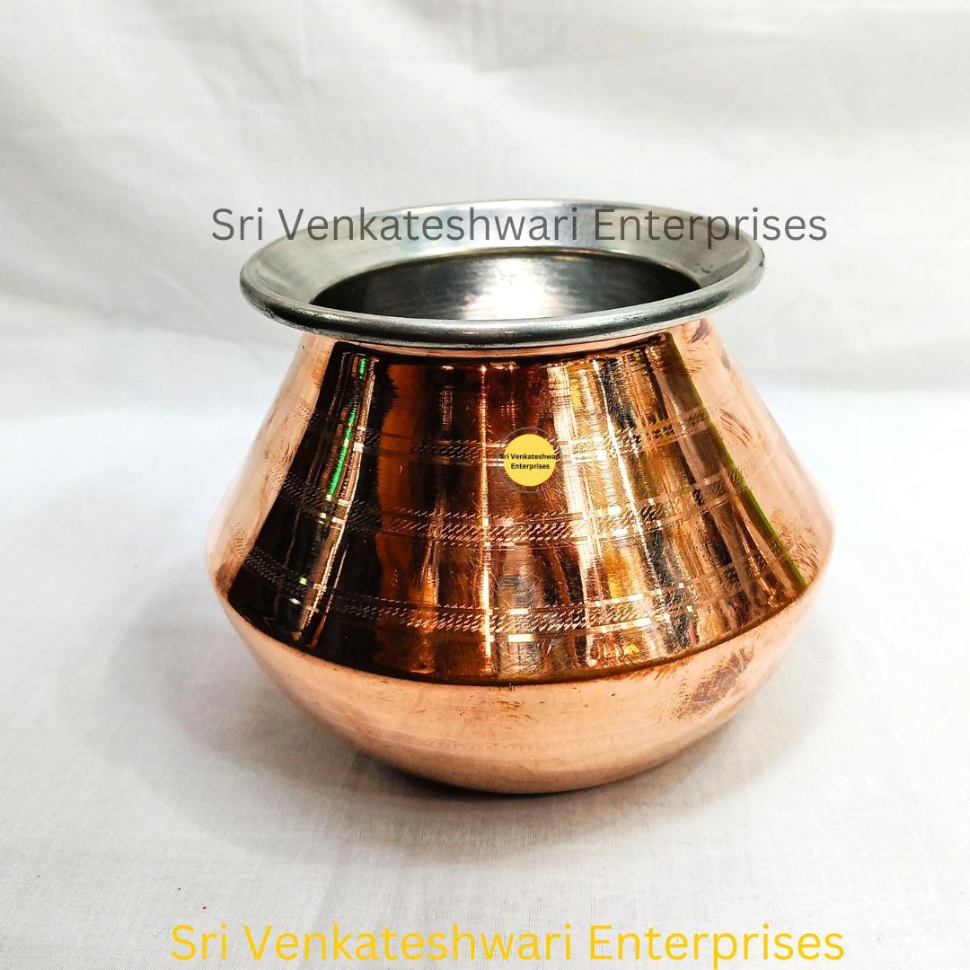 Copper Special Pongal Pot