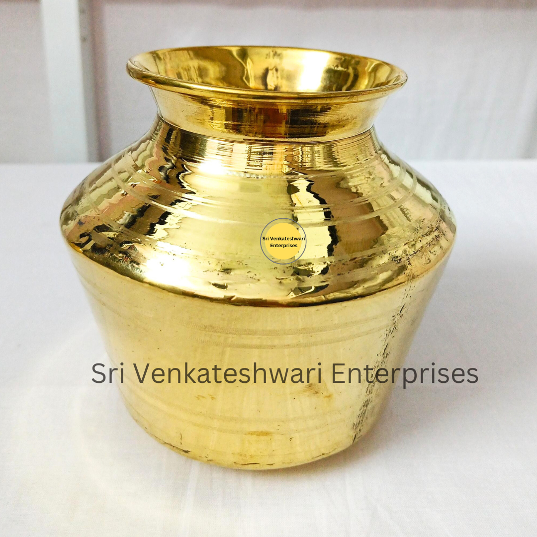 Brass Plain Mini Kalasam Kudam For Pooja