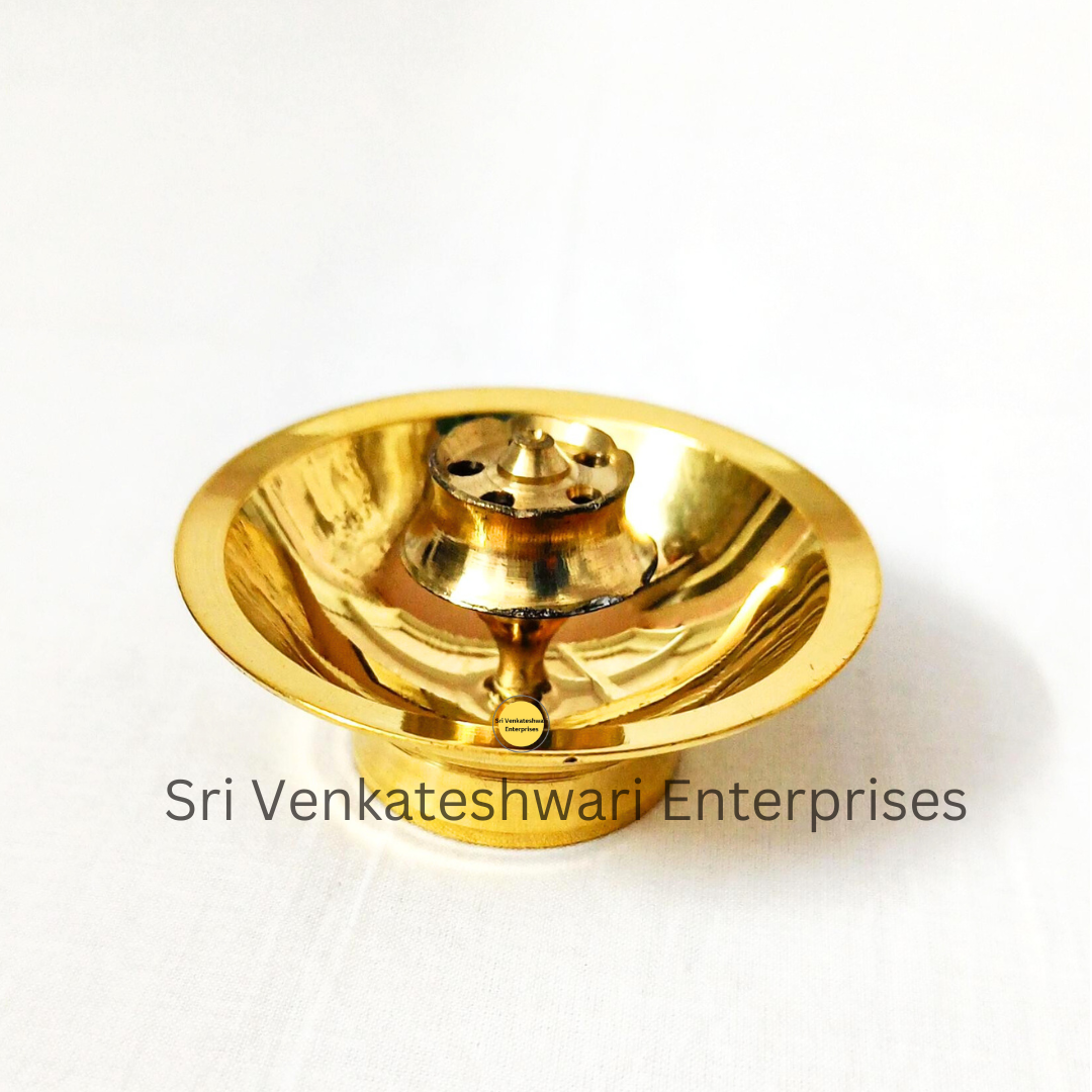 Brass Agar Bathi Stand