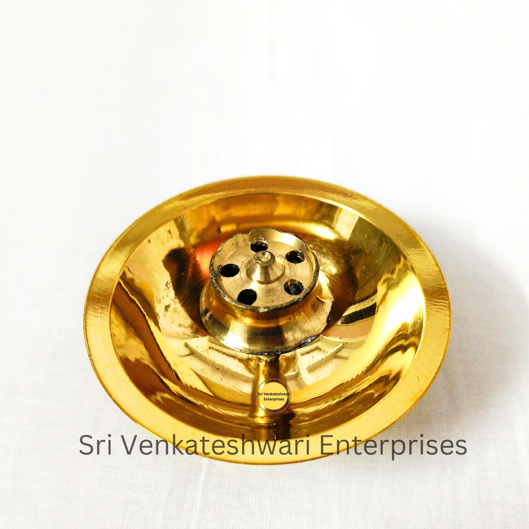 Brass Agar Bathi Stand