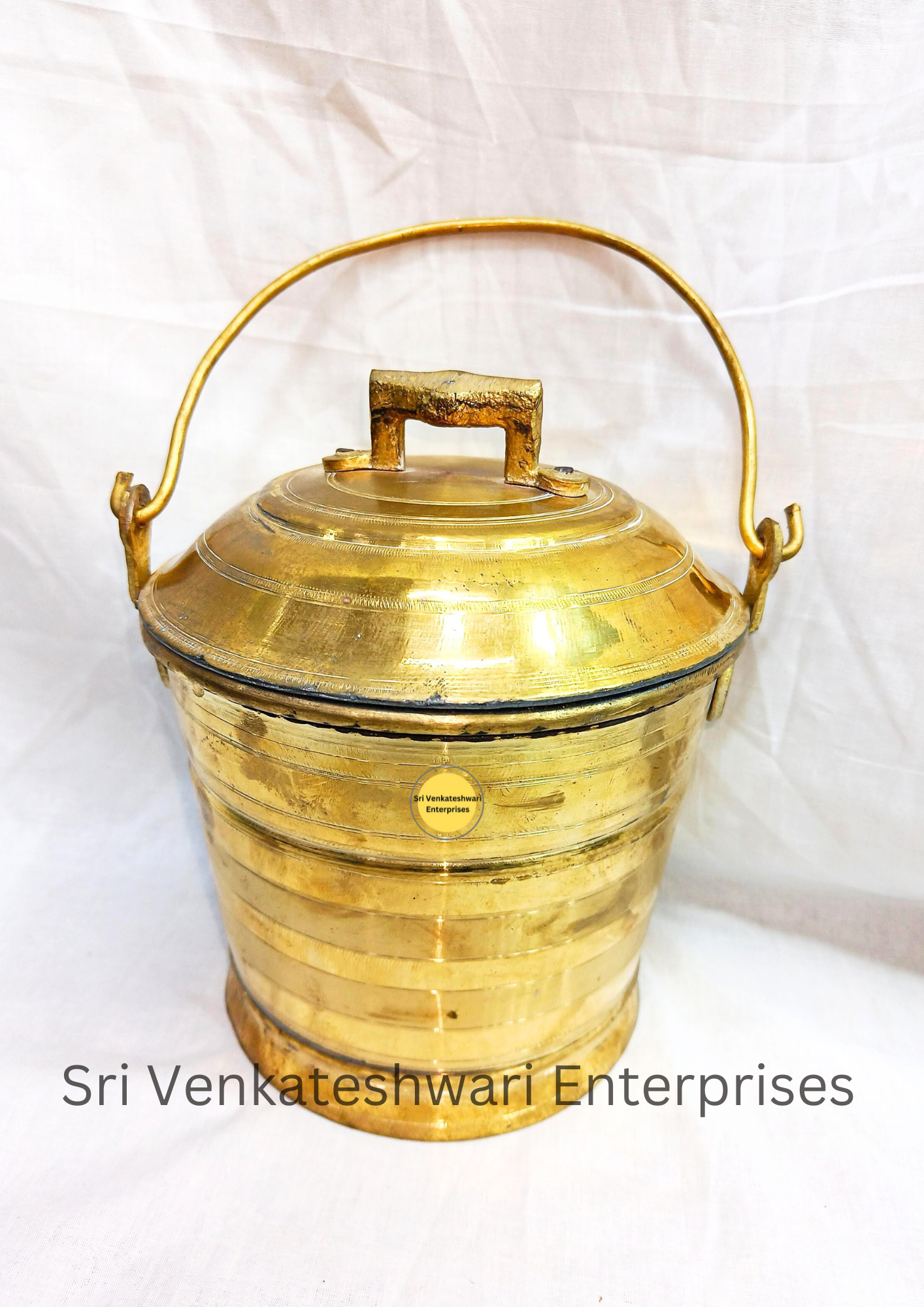 Brass Traditional Thooku Boni With Tin (Eeyam) Coated