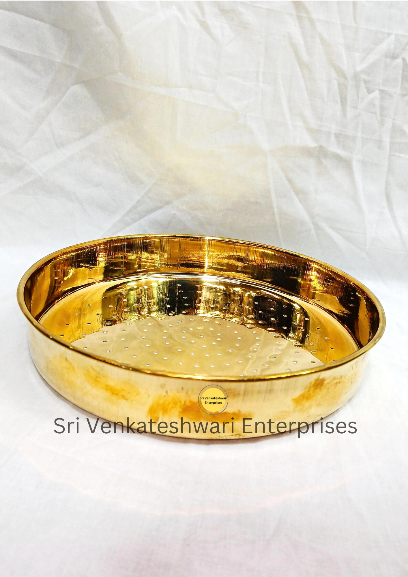 Brass Jalladai (Abishega Plate)