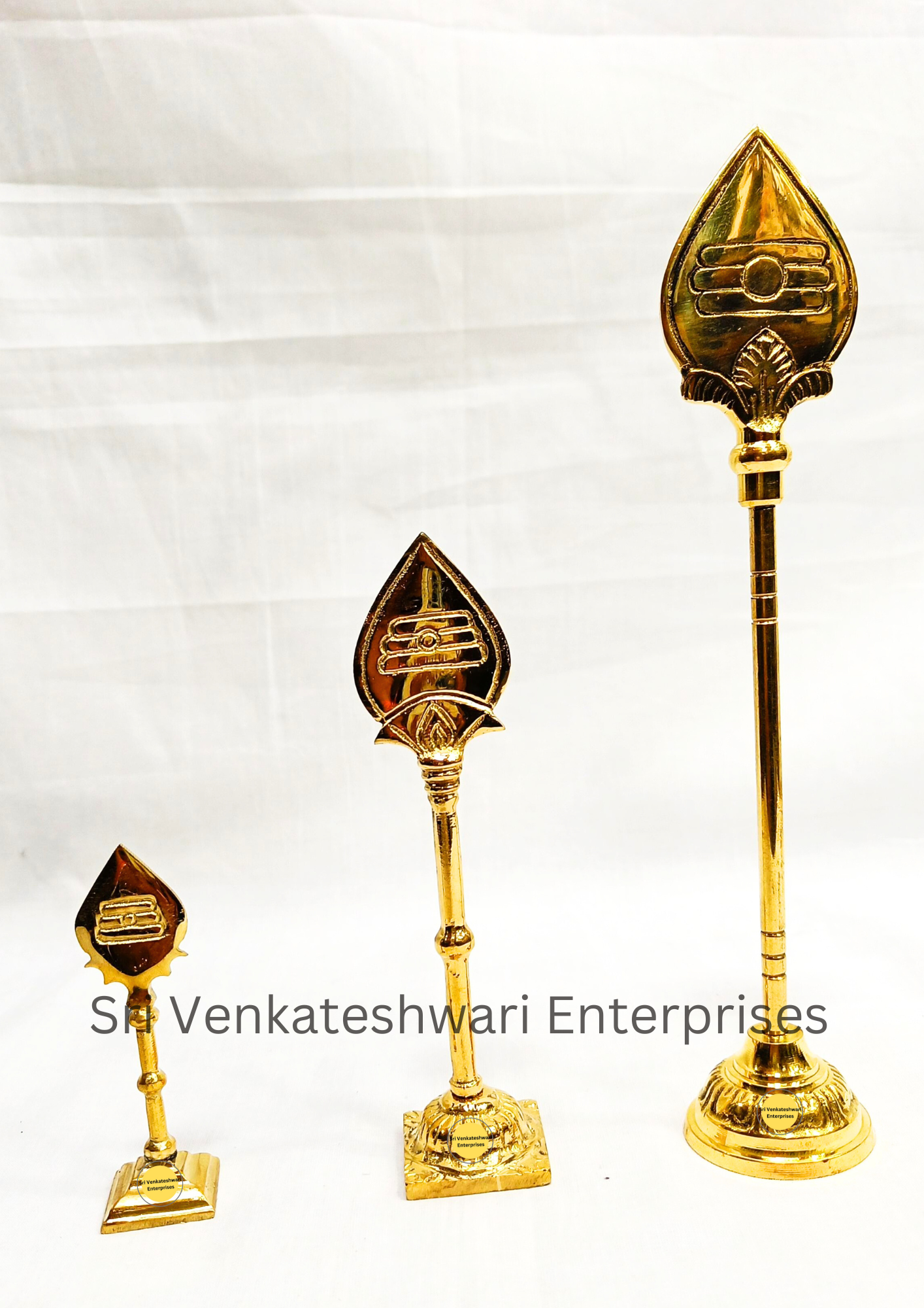 Brass Murugan Vel With Stand