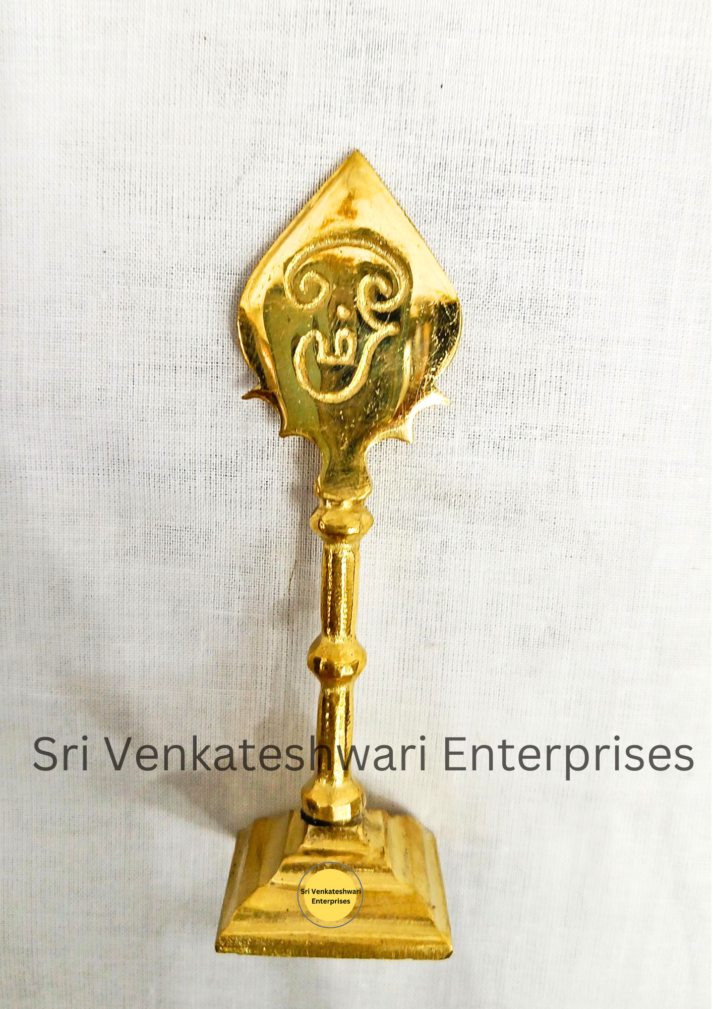 Brass Murugan Vel With Stand