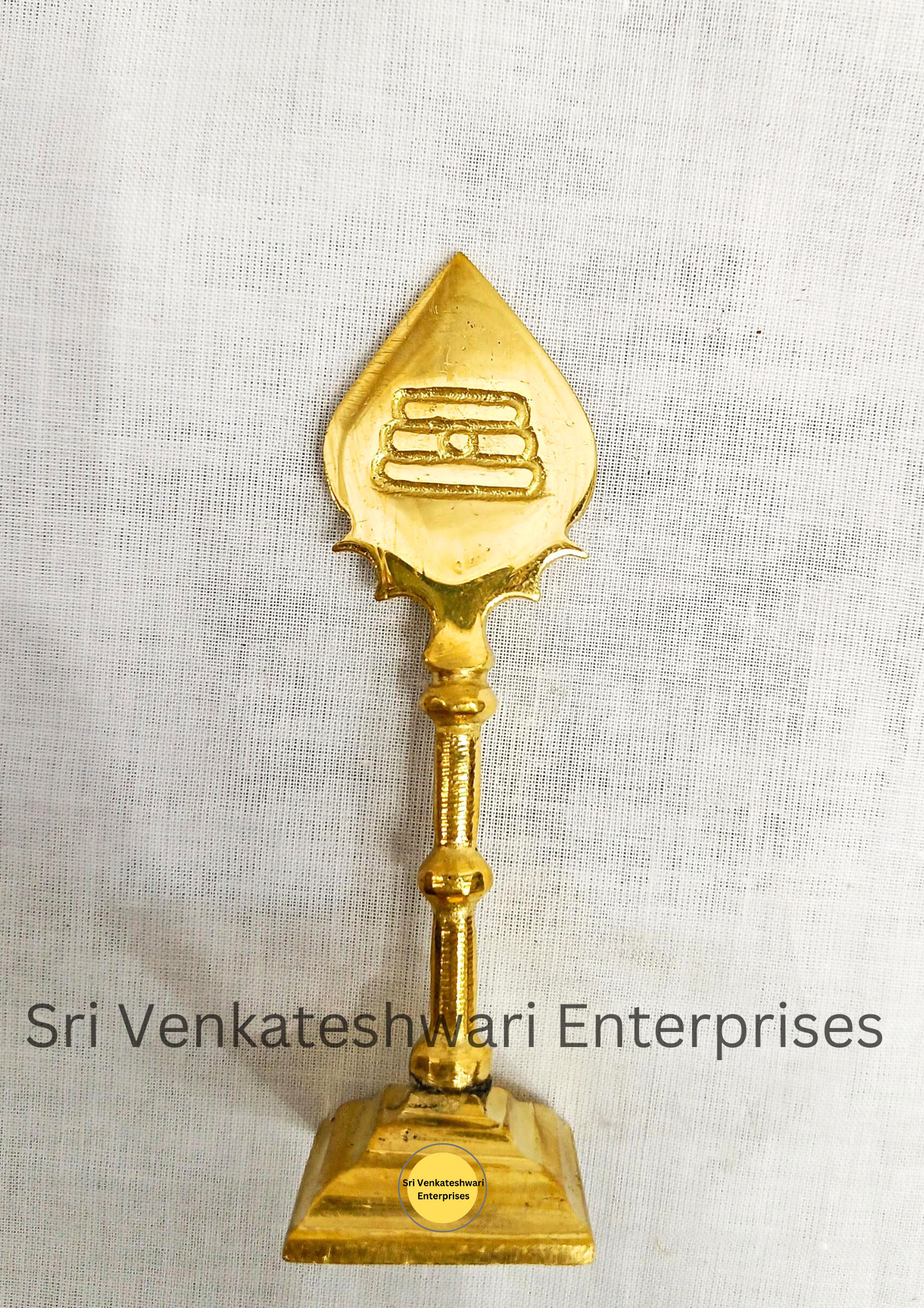 Brass Murugan Vel With Stand