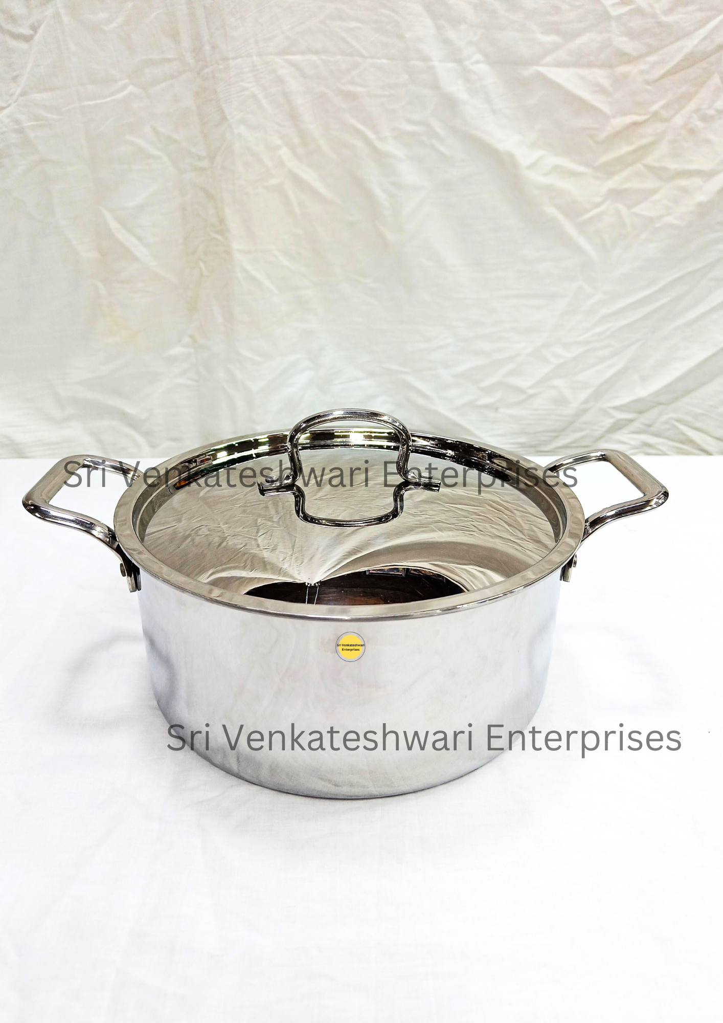 Stainless Steel Triply Briyani Pot