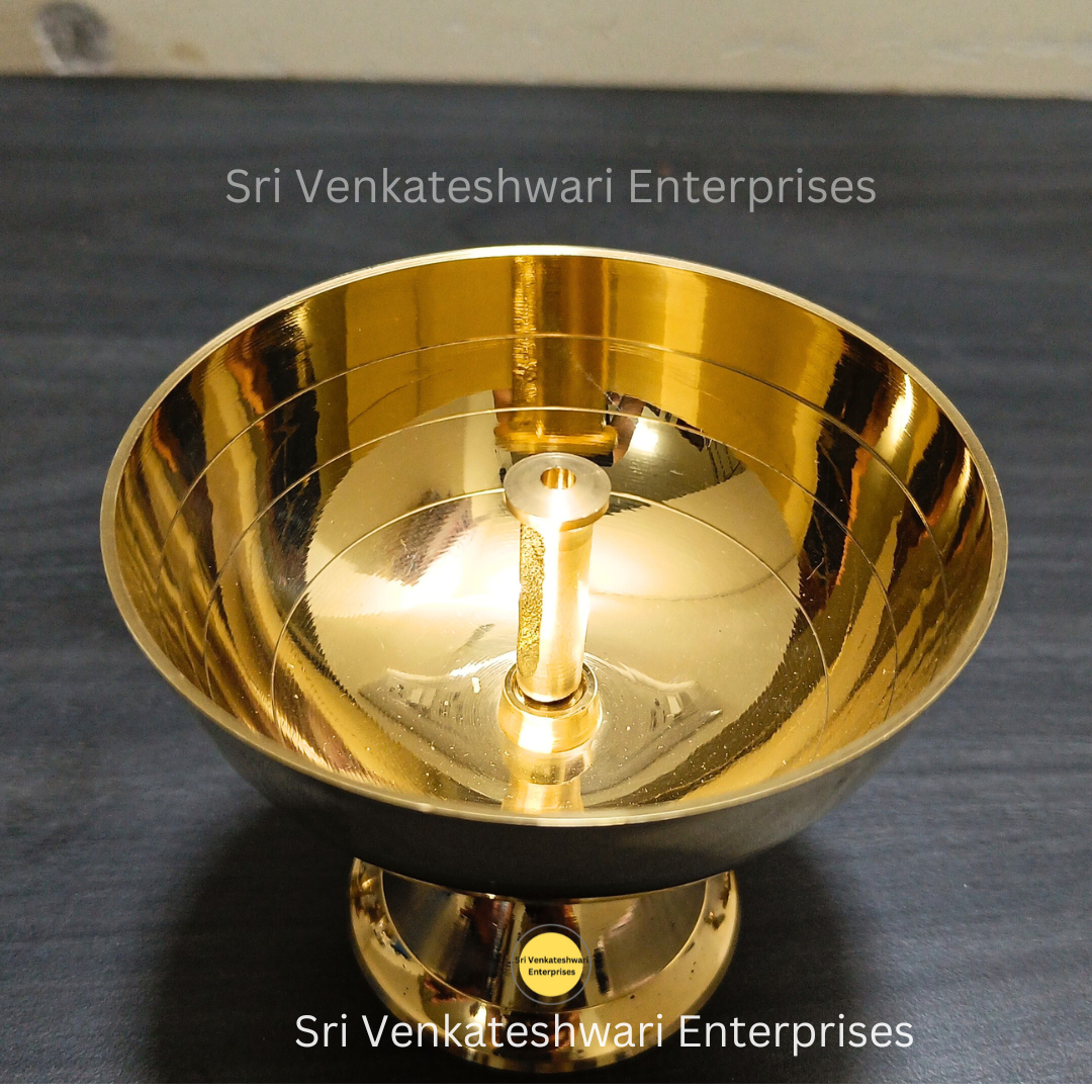 Brass Plain Nandha Vilakku
