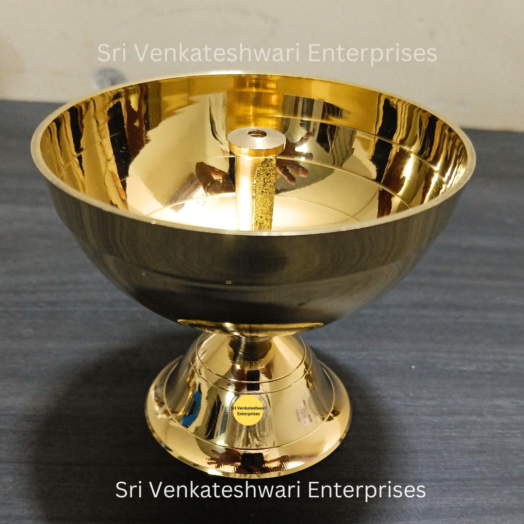 Brass Plain Nandha Vilakku