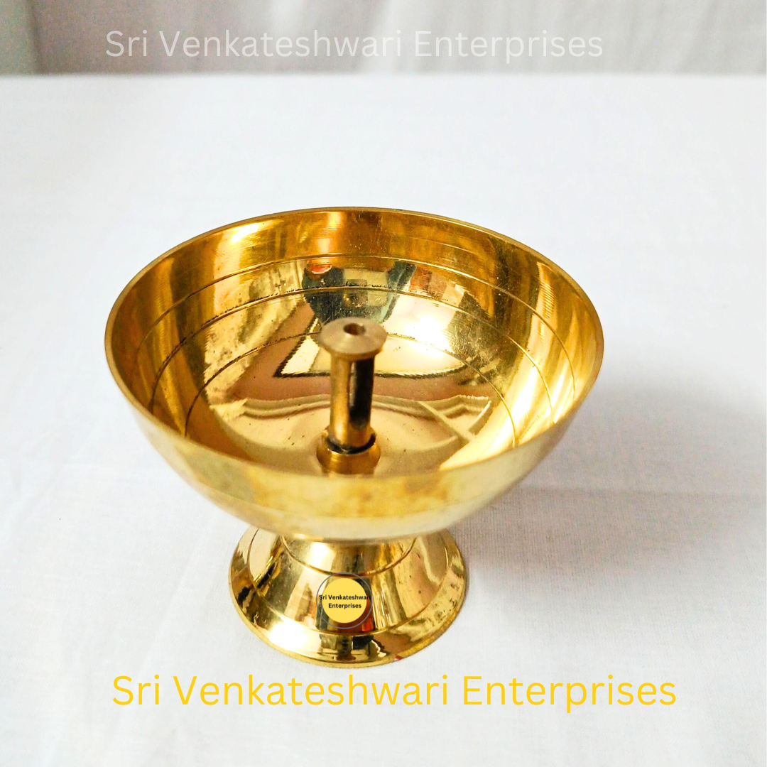 Brass Plain Nandha Vilakku