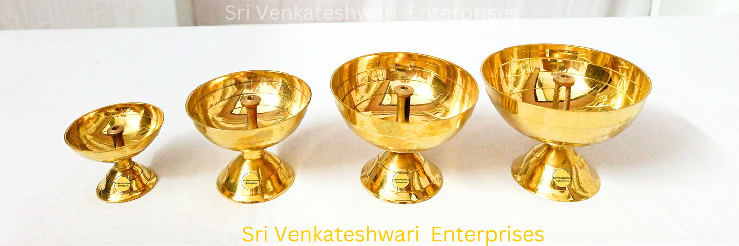 Brass Plain Nandha Vilakku