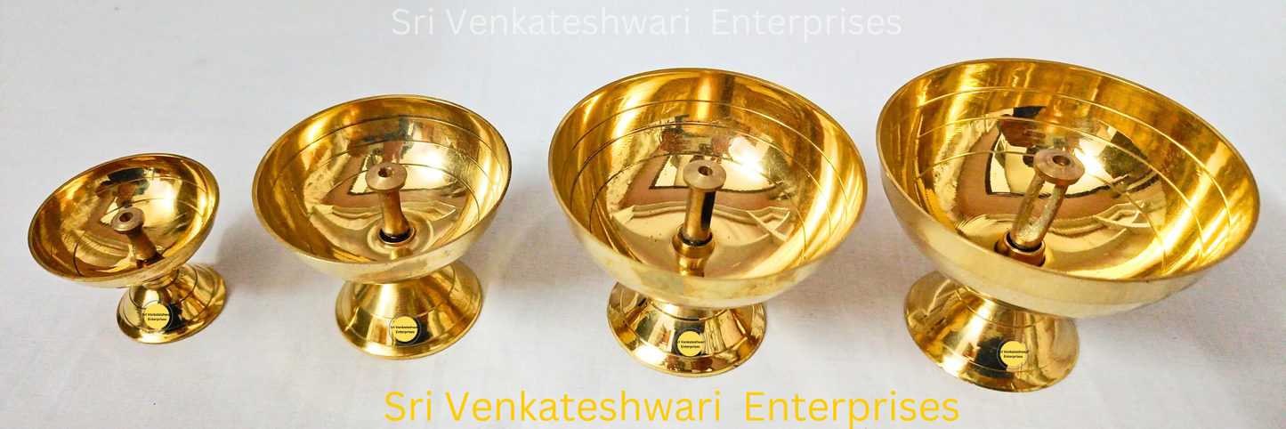 Brass Plain Nandha Vilakku