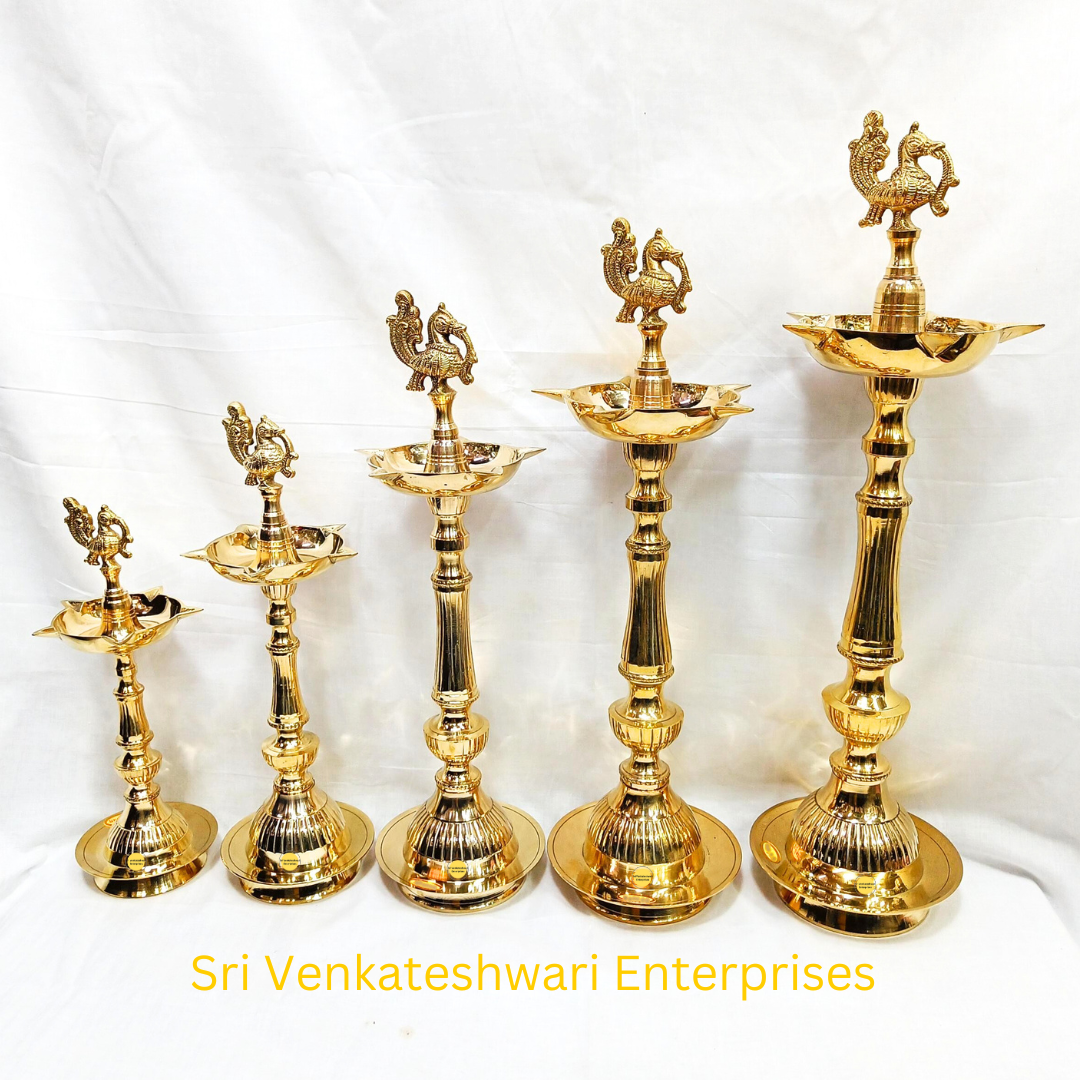 Brass Kuthu Vilakku DhanaMurga