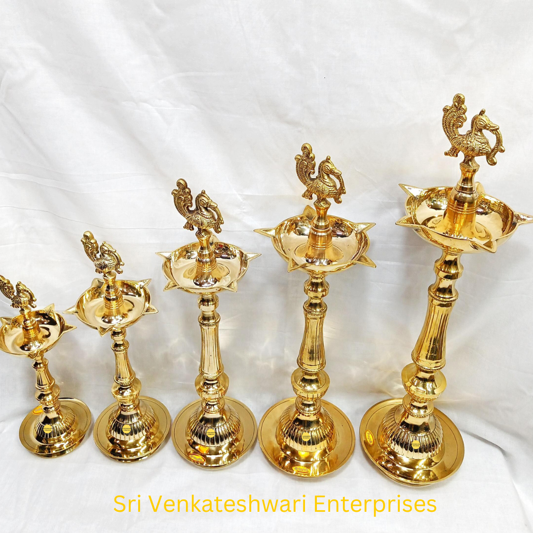 Brass Kuthu Vilakku DhanaMurga
