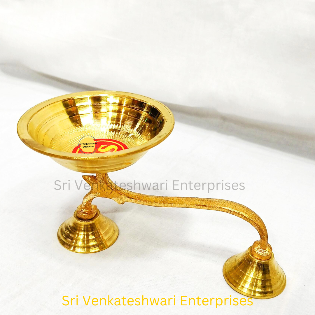 Brass Thoobakaal Sambarani Karandi Model 1