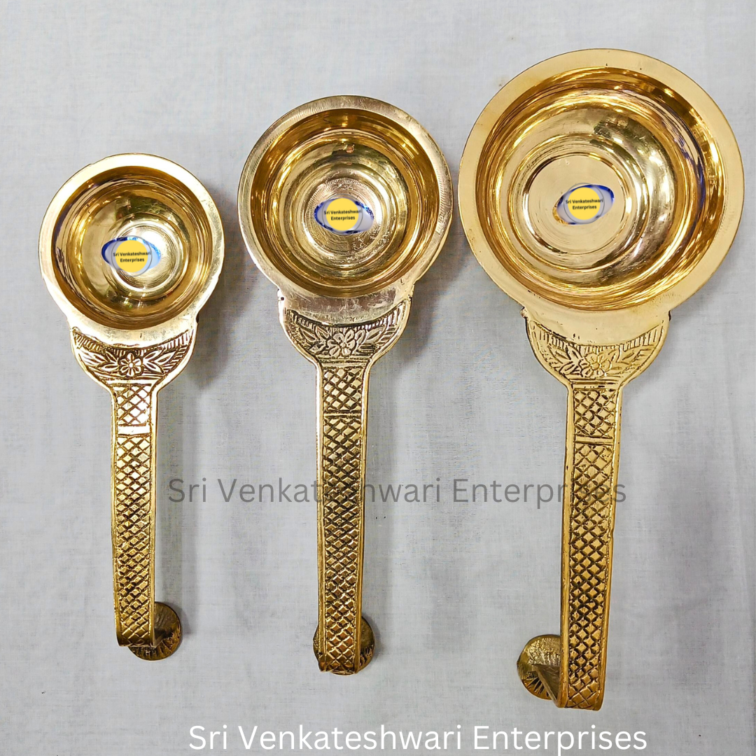 Brass Thoobakaal Sambarani Karandi Model 2