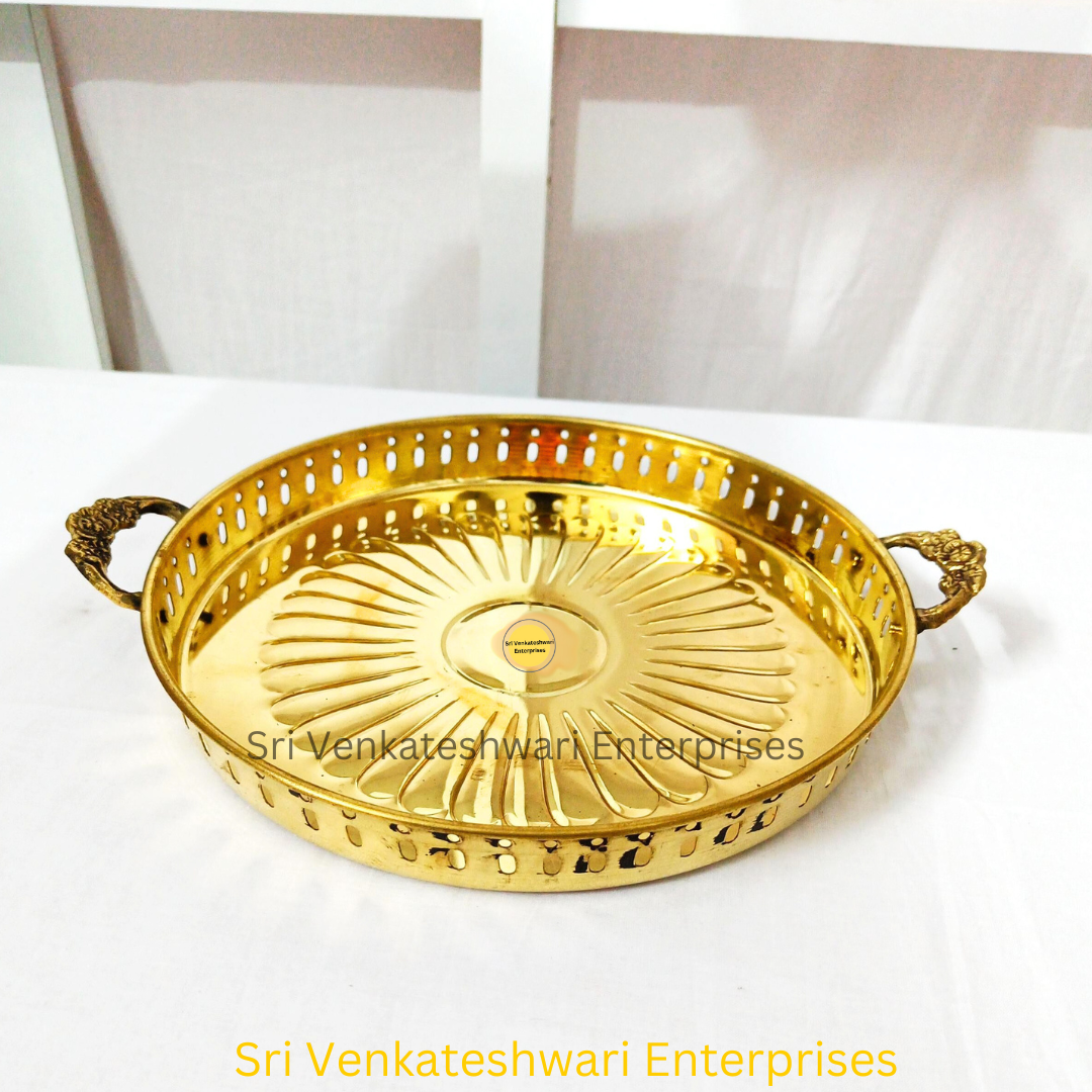 Brass Plate With Handle
