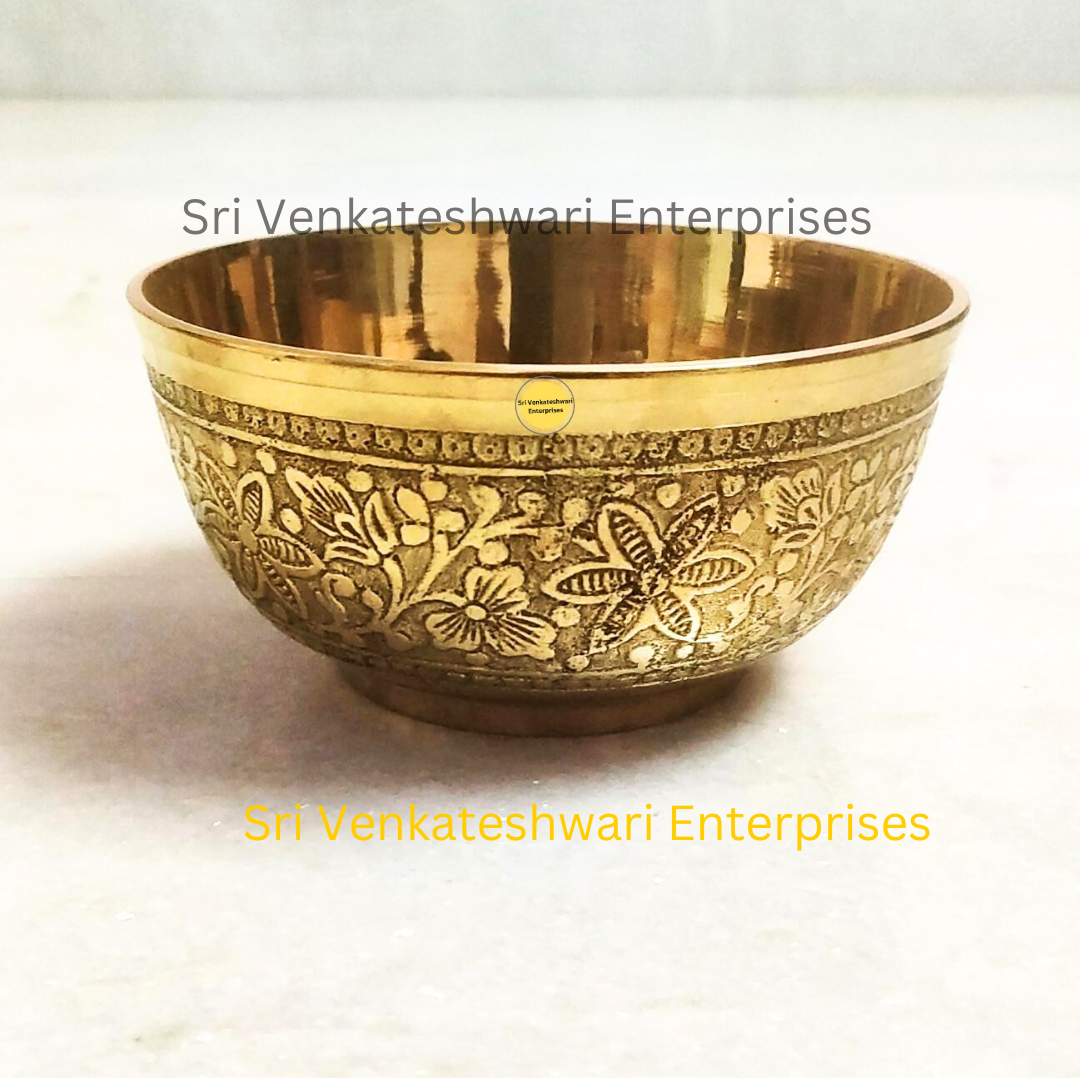 Bronze Antique Prasadham Bowl