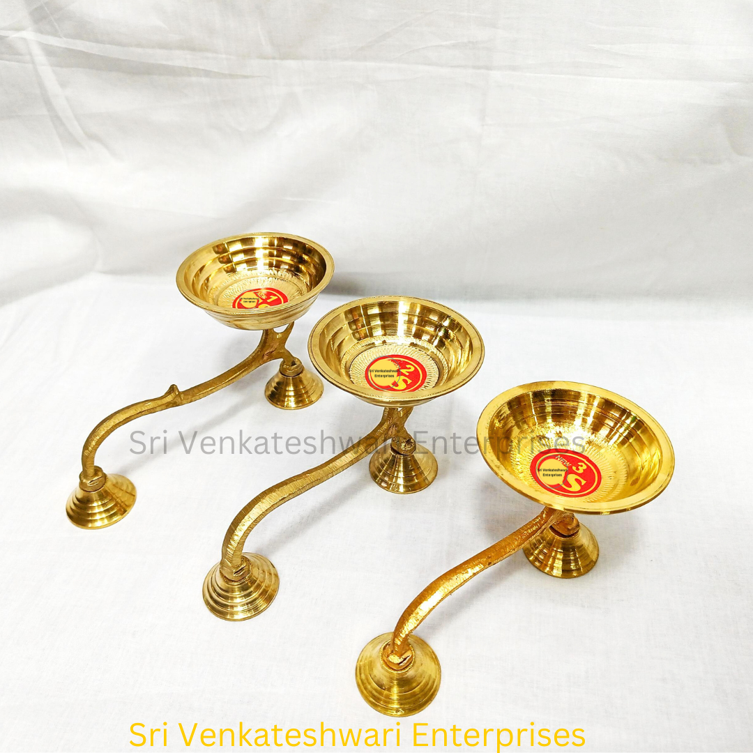 Brass Thoobakaal Sambarani Karandi Model 1