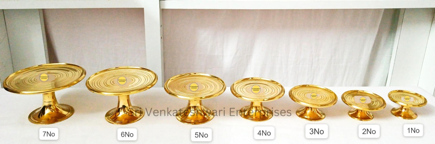 Brass Kamakshi Stand For Vilakku And SIlai