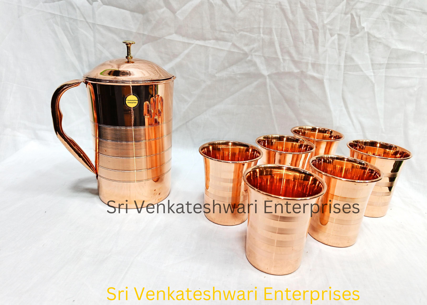 Copper Water Jug + Tumbler Offer (Duo Set)