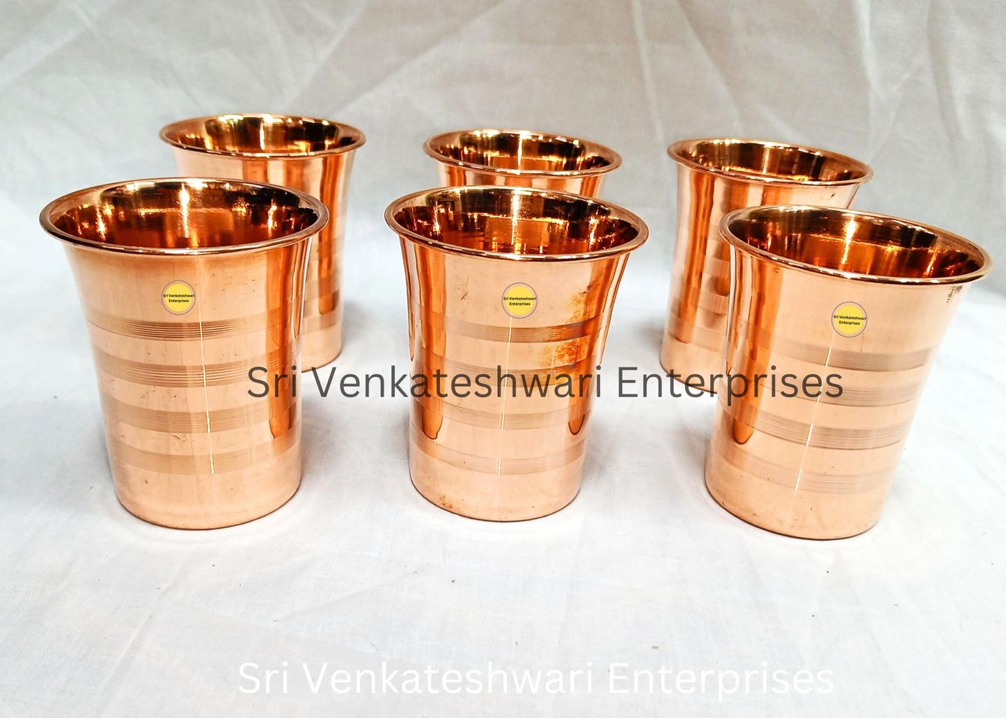 Copper Tumbler 6Pcs Set