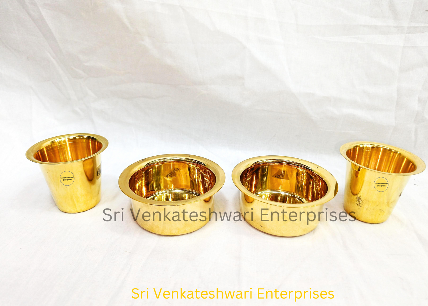 Brass Traditional Coffee Filter With Coffee Dabara Set ( Duo Set)