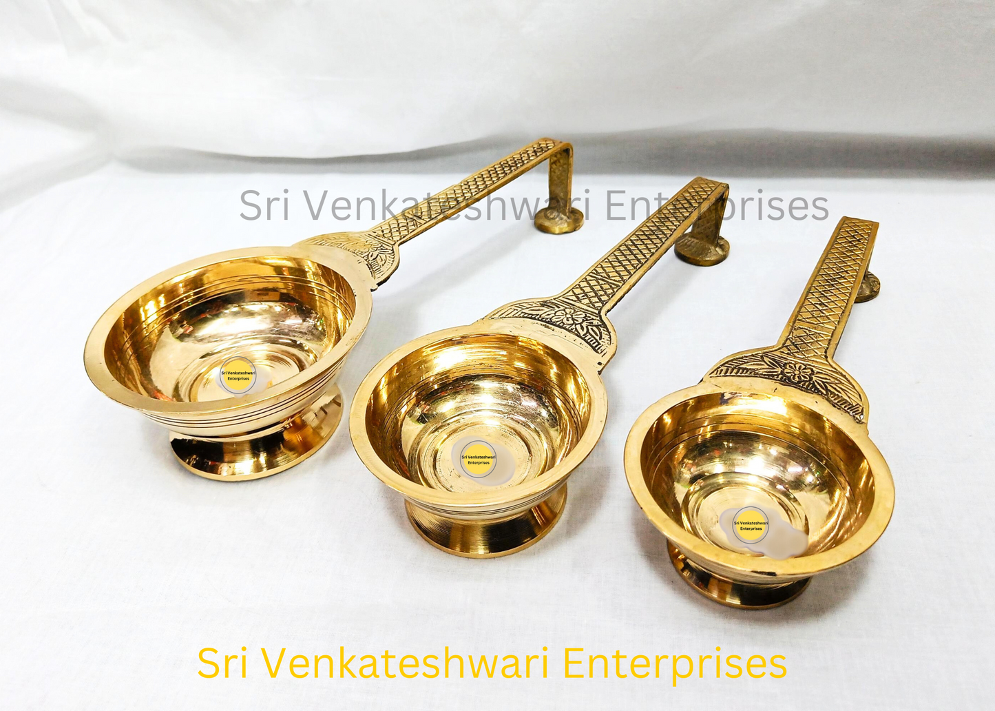 Brass Thoobakaal Sambarani Karandi Model 2