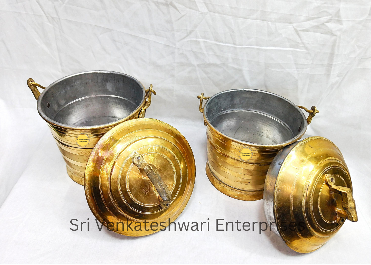 Brass Traditional Thooku Boni With Tin (Eeyam) Coated