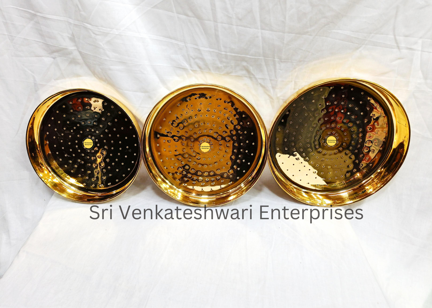 Brass Jalladai (Abishega Plate)