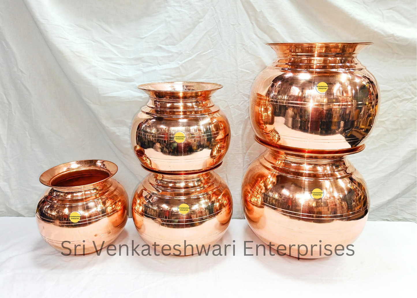 Copper Water Storage Uruli Pot