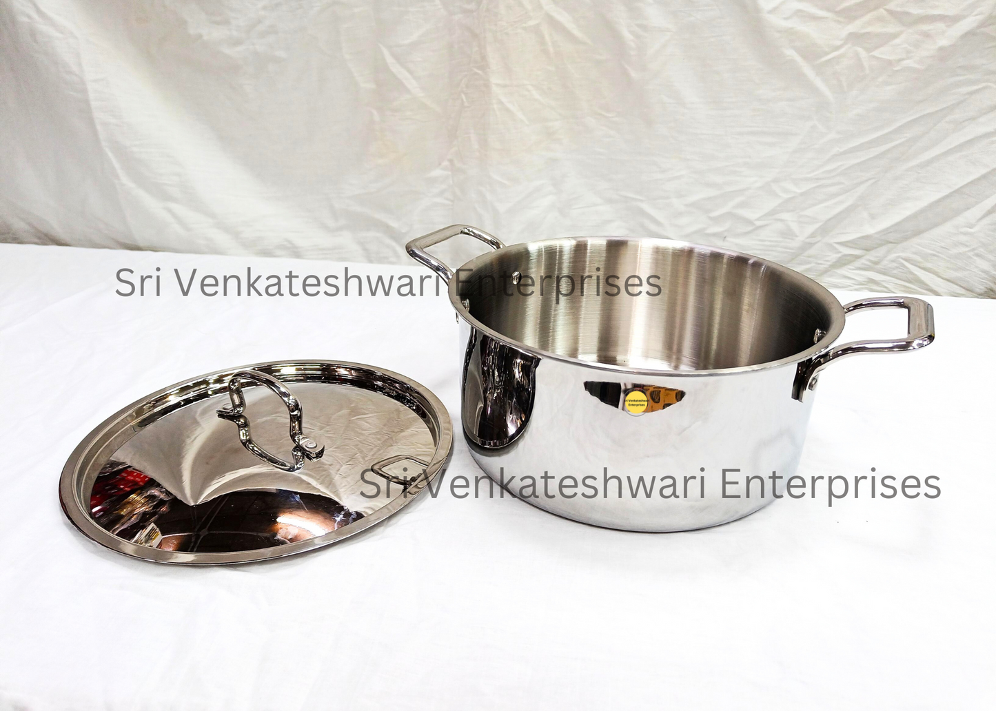 Stainless Steel Triply Briyani Pot