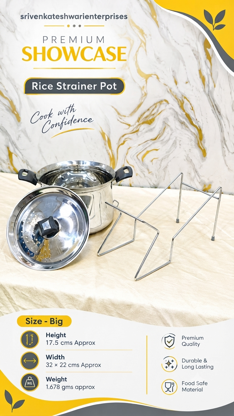 Rice Strainer Pot + (Free) Stand Offer