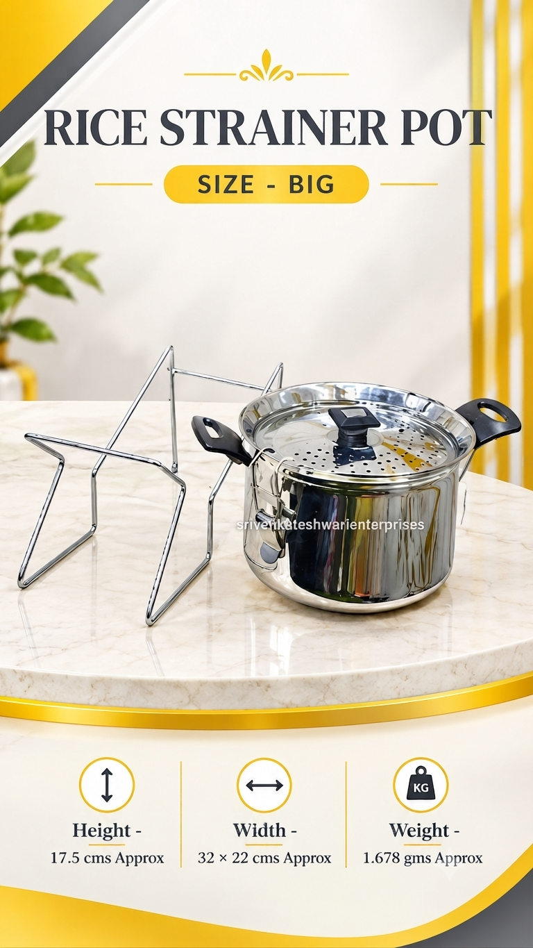 Rice Strainer Pot + (Free) Stand Offer