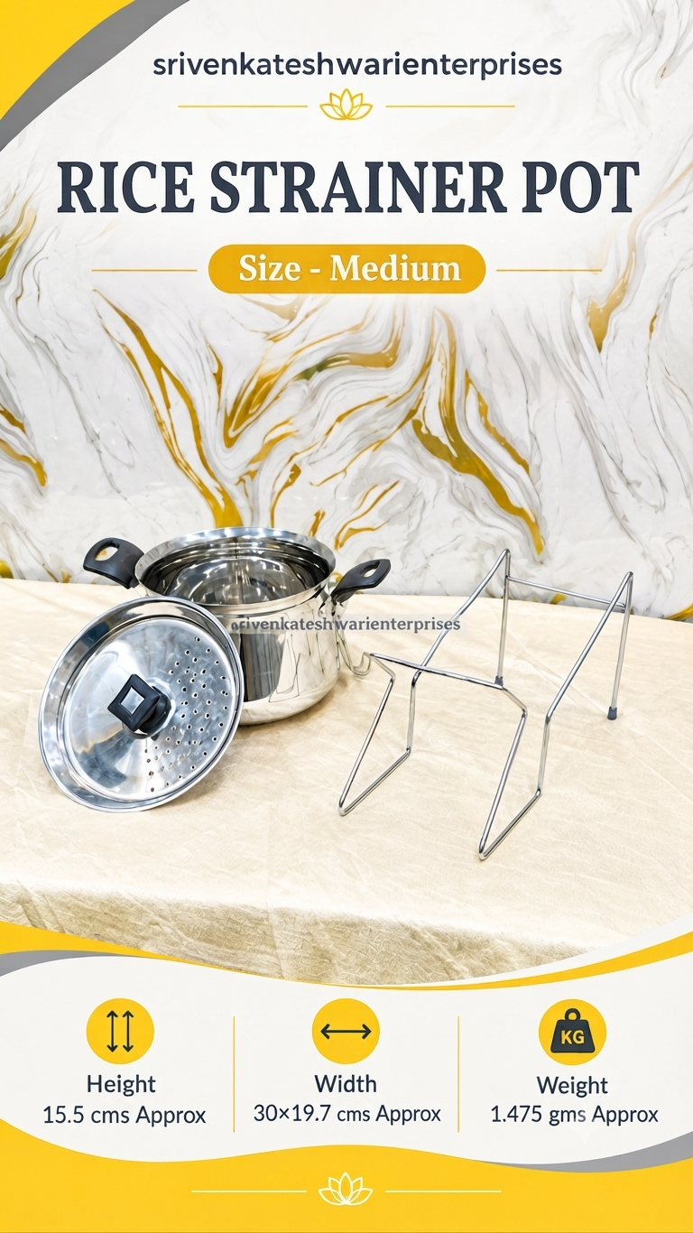 Rice Strainer Pot + (Free) Stand Offer