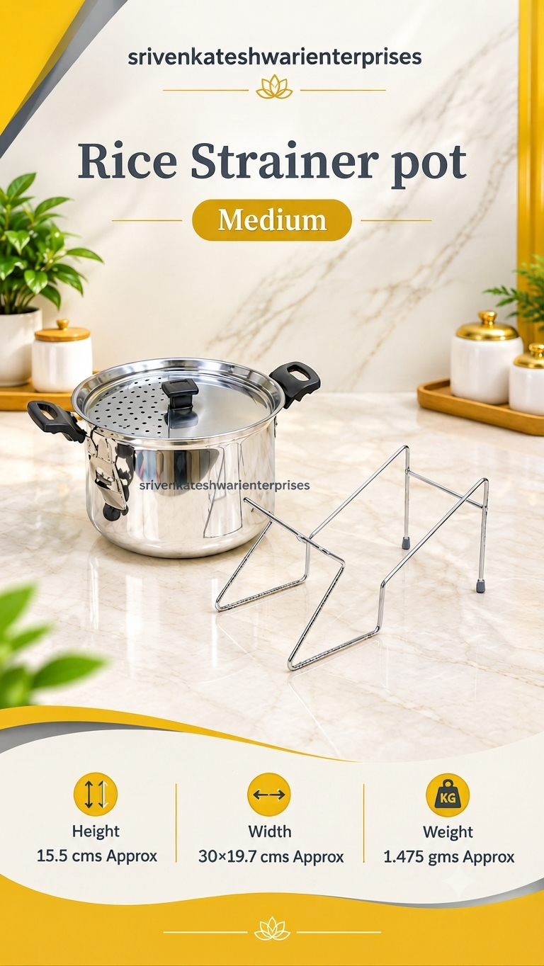 Rice Strainer Pot + (Free) Stand Offer
