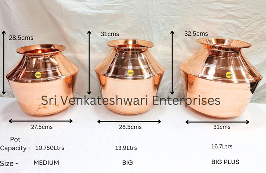 Copper Water Storage Paanai Pot
