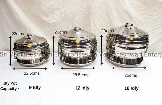 Stainless Steel Idly Pot