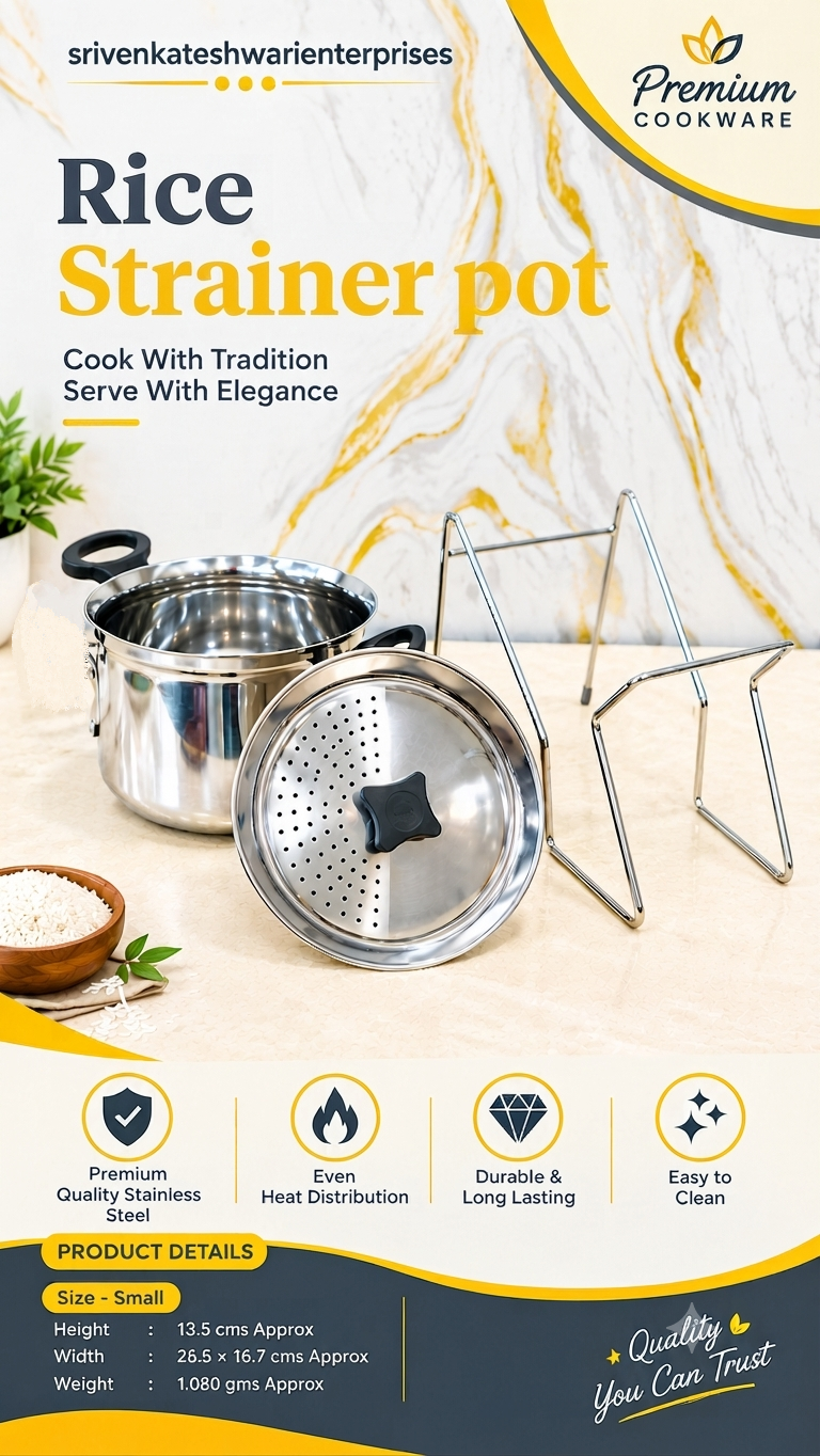 Rice Strainer Pot + (Free) Stand Offer