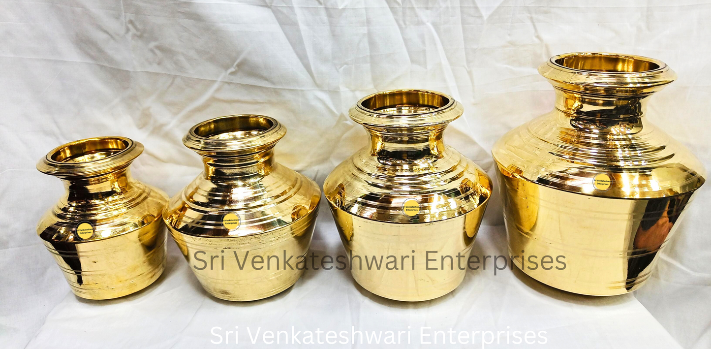 Brass Plain Kalasam Kudam For Pooja