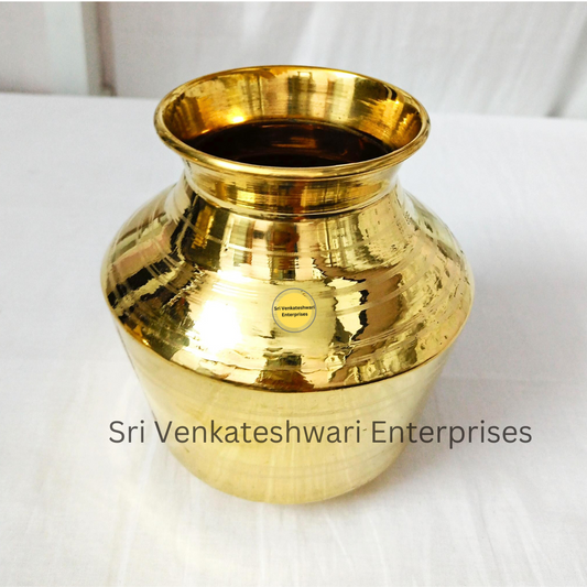 Brass Plain Mini Kalasam Kudam For Pooja