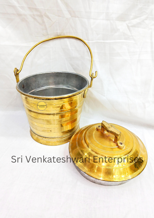 Brass Traditional Thooku Boni With Tin (Eeyam) Coated