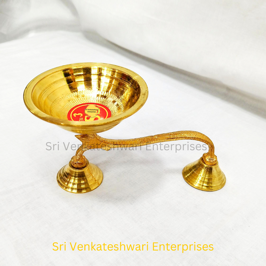 Brass Thoobakaal Sambarani Karandi Model 1