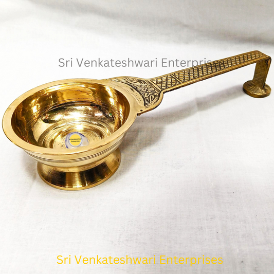 Brass Thoobakaal Sambarani Karandi Model 2