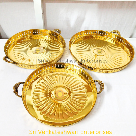 Brass Plate With Handle