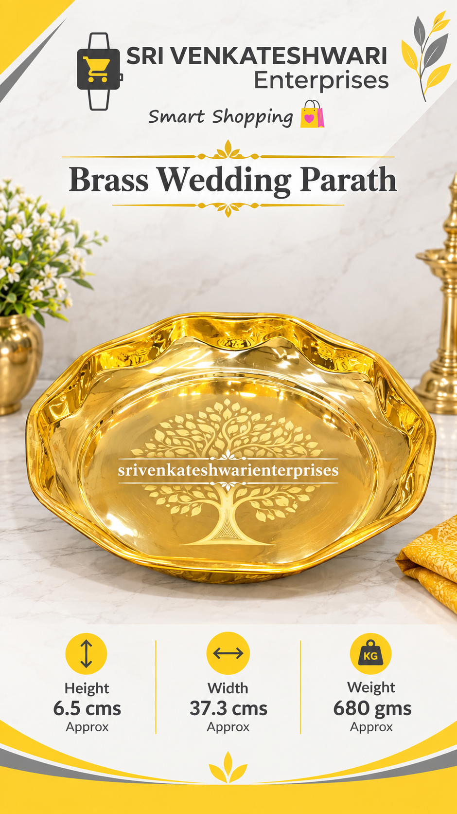 Brass Wedding Parath