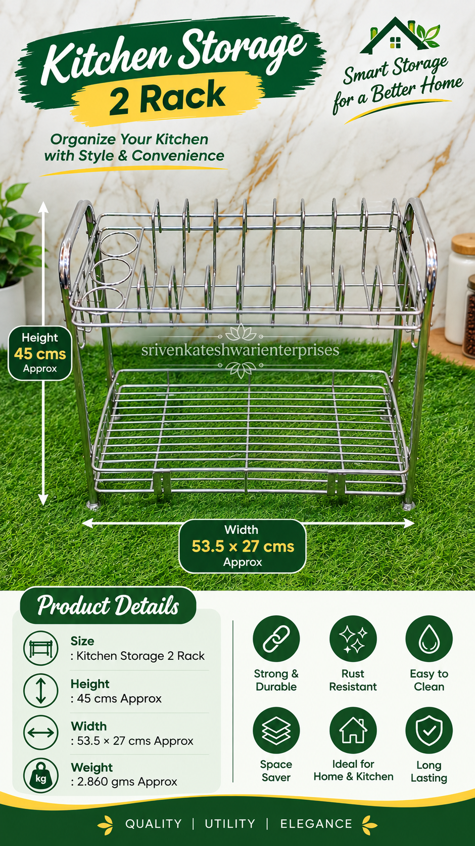 Kitchen Storage Rack