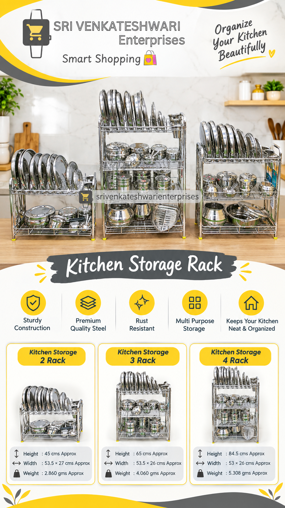 Kitchen Storage Rack